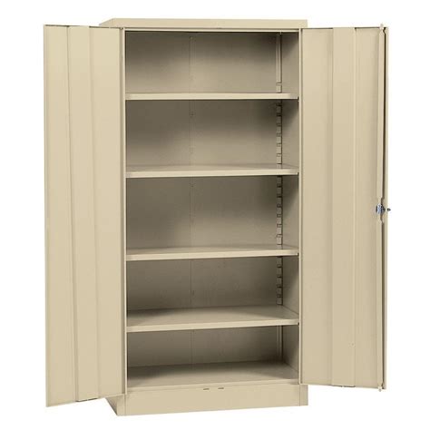 sandusky 72 steel storage cabinet with 4 adjustable shelves|sandusky steel garage cabinet.